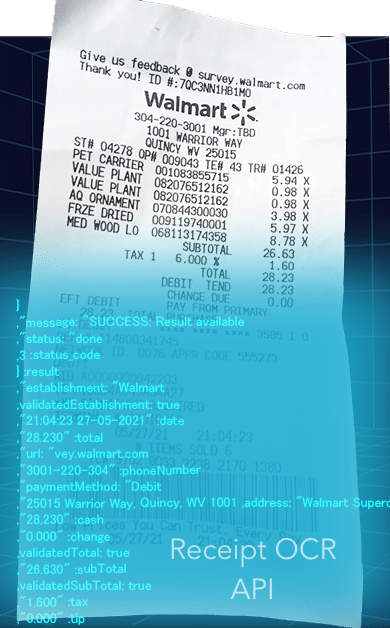 Tabscanner is the best receipt OCR API for high volume processing
