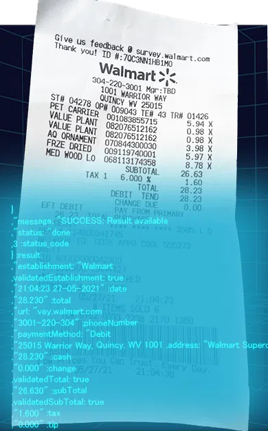 receipt OCR